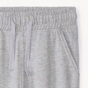 Joggingbroek van effen fleece voor meisjes 
