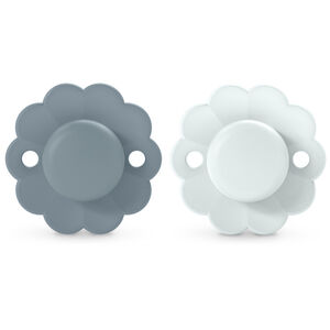 Sucette Wonder silicone Lake/Blue 0/6M 2pcs 