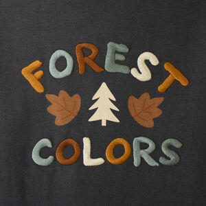 T-shirt met lange mouwen, geborduurd en geprint, voor jongens 