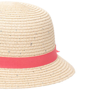 Chapeau effet paille détails sequins fille 
