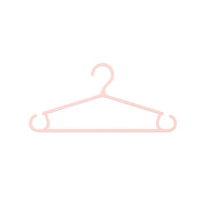 Set van 6 babyhangers - Roze 