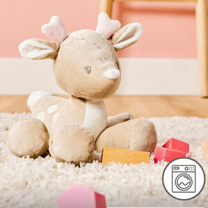 Knuffel hert - Fanfan - Zand - 30 cm 
