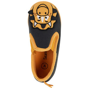 Chaussons bas bicolores dinosaure pour garçon 