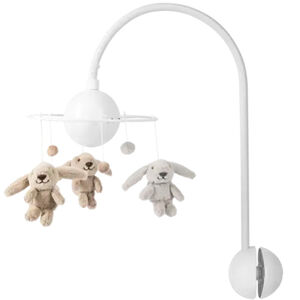 Mobile pour le parc - Milo le lapin - Rechargeable - Blanc 