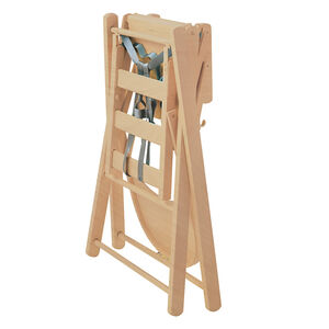 Compact opvouwbare kinderstoel Sarah – Natuurlijk Vernis 