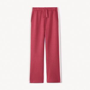 Losse fleece joggingbroek met contrasterende biezen voor meisjes 