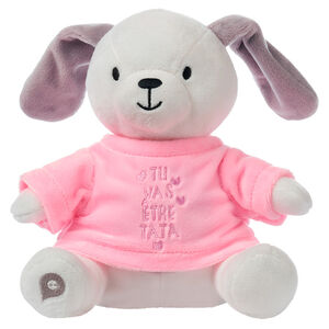 Habillage pour peluche annonce de naissance "tu vas être tata" 