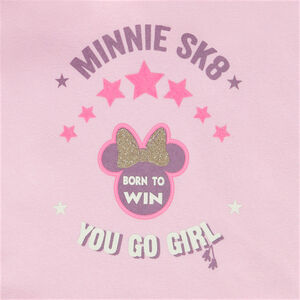 Sweat à capuche oversize print Minnie Disney pour fille 