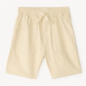 Bermuda en toile effet lin pour garçon  