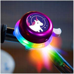 Fietsbel met verlichting SpaceBrightz Roze 