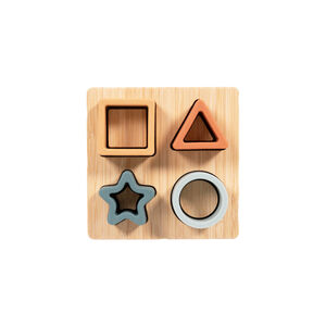 Jeu trieur de formes en bambou Shape Cool 