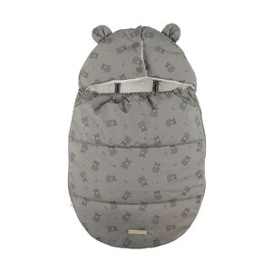 Chancelière déperlante 3-36M imprimé vaches kaki 