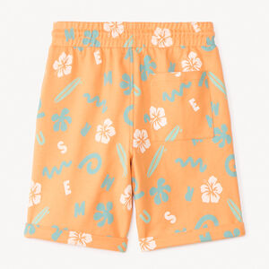 Lot de 2 bermudas en molleton fantaisie pour garçon 