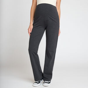 Caleçon large de grossesse uni avec bandeau haut 