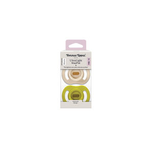 SUCETTE SILICONE PACK DE 2 SUCETTES ULTRA LÉGÈRE TOUJOURS EN PLACE - 6/18M 