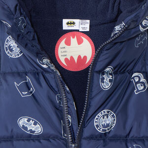 Mouwloze donsjas met speelse Batman Warner capuchon voor jongens 