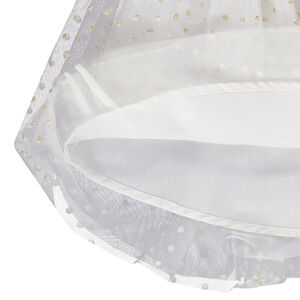 Rok voor meisjes in tule met stippenprint 