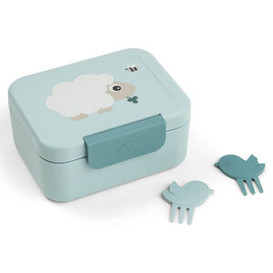 Snackbox met snackprikkers Tiny Farm Blauw 