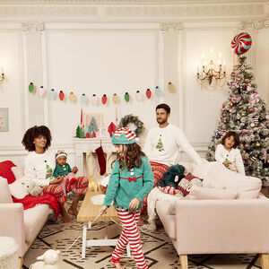 Set pyjama 2 pièces en polaire motif Noël pour homme 