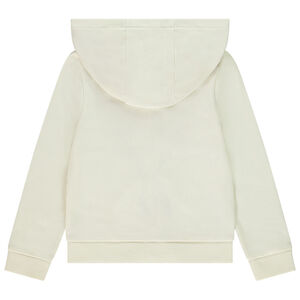 Vest van fleece met kap meisjes 