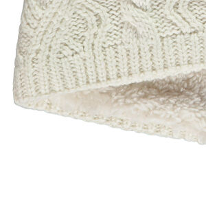 Snood uni en tricot et doublure sherpa pour bébé garçon 
