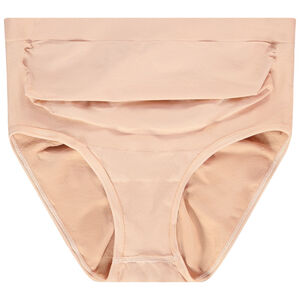 Culotte de grossesse taille haute sans coutures en microfibre 