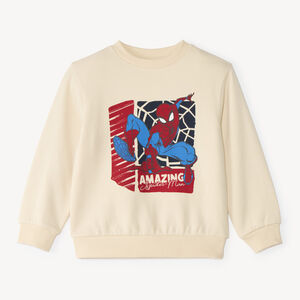 Sweatshirt jongen oversize met Spider-Man Marvel print 