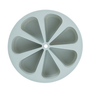 Moule de conservation multiportions 7 x 100ml en silicone vert 