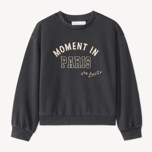 Sweat oversized meisjes met fantasie borduurwerk 