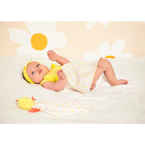 Bandeau uni en jersey avec noeud fantaisie pour bébé fille 