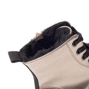 Paarlemoeren laarsjes met voering van imitatiebont en chunky zool voor meisjes 