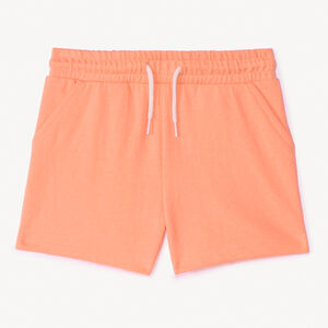 Korte unicolore tricot short voor meisjes 