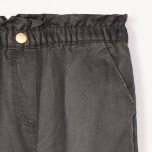 Pantalon cargo en sergé doublé fille 