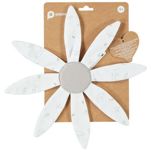Doudou plat spécial bébés prématurés fleur 
