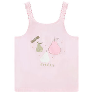 Débardeur en jersey print poires pour bébé fille 