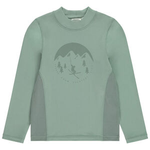 Sous-pull à col cheminée print ski pour garçon 