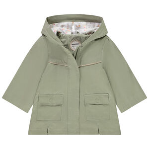 Coupe-vent avec doublure imprimée fleurs pour bébé fille 