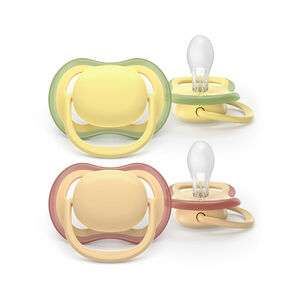 Lot de 2 sucettes silicone 0-6M Ultra Air unies 