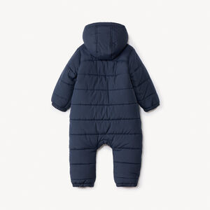 Combi-pilote matelassée unie pour bébé garçon avec finitions différentes selon l'âge 