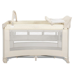 Lit parapluie Torino 2 hauteurs + accessoires Beige 