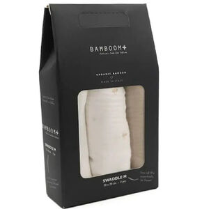 Set van 3 mousseline luiers - Bee's/Off White/Almond - 70x70cm 