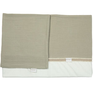 Drap + taie de lit 100x150cm Avocado 