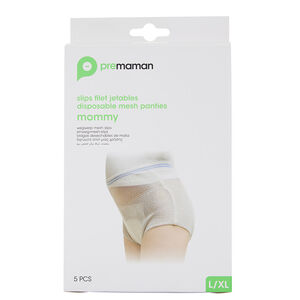 Lot de 5 slips jetables extensibles Taille L/XL 