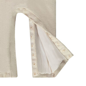 Gebreide jumpsuit met geborduurde patch Marie Disney voor baby meisje 