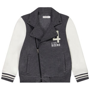 Perfecto in geborstelde fleece met colour block effect voor jongens 