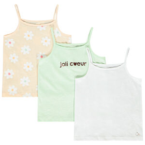 Lot de 3 débardeurs fantaisies pour fille  