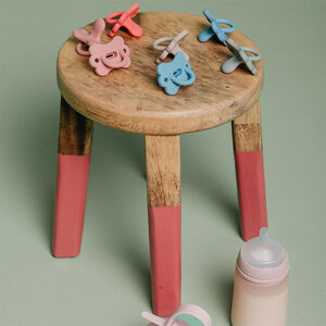 Sucette silicone Colour Essence SX Pro 6-18M Smoothie Butterfly bleu 