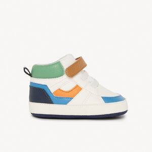 Baskets montantes à empiècements pour bébé garçon 