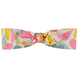 Hoge hoofdband met fantasieprint voor babymeisje 