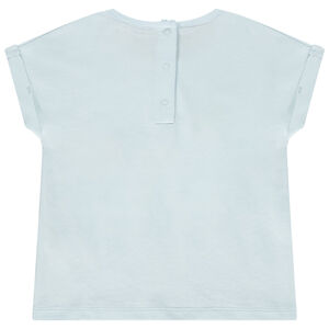 T-shirt manches courtes fantaisie forme boîte pour bébé fille 